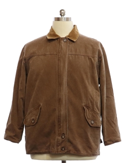 1990's Unisex Reversible Car Coat Jacket