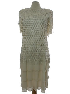 1980's Womens Cattiva Totally 80s Dress