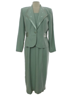 1980's Womens Totally 80s Two Piece Dress