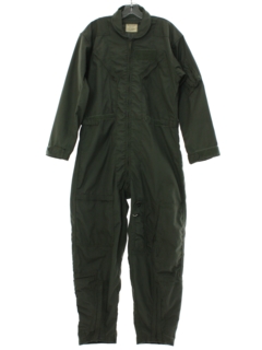 1980's Mens Glen Berry Military Flyer Coveralls Overalls