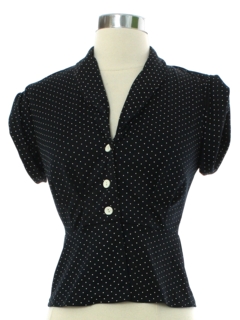1980's Womens Totally 80s Secretary Shirt