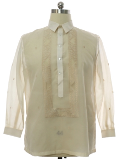 1980's Mens Sheer Hippie Shirt