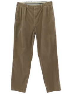 1980's Mens Polo Ralph Lauren Baggy Pleated Corduroy Pants