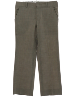 1980's Mens Pinstriped Flat Front Slacks Pants