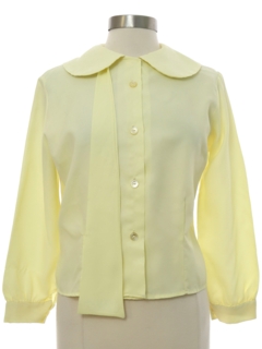 1970's Womens Mod Secretary Shirt