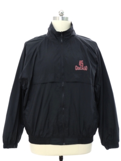 1990's Mens Colormax Chicago Bulls 45 (Michael Jordan) Windbreaker Style Track Warmup Jacket