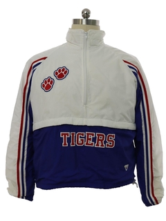 1980's Unisex Tigers Windbreaker Style Warmup Track Jacket