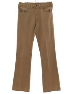 1970's Mens BIG E Levis Sta-Prest Hopsack Jeans-cut Pants