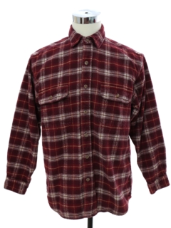 1990's Mens Field and Stream Heavy Cotton Flannel Shirt