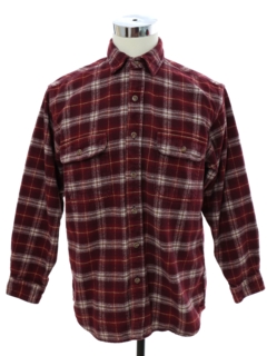 1990's Mens Field and Stream Heavy Cotton Flannel Shirt