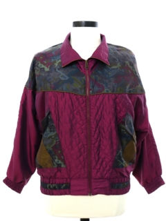 1990's Womens Wicked 90s Hip Hop Windbreaker Jacket