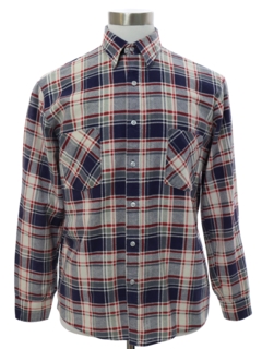 1980's Mens Flannel Shirt