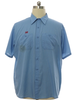 1980's Mens Grunge Work Shirt