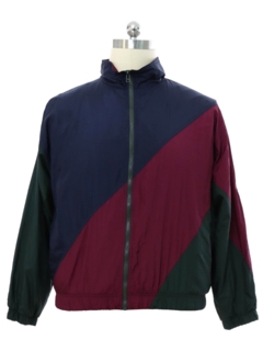 1990's Mens Windbreaker Style Track Jacket