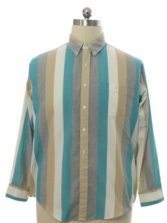 1980's Mens Mod Preppy Shirt