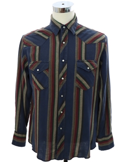 1990's Mens Flannel Western Shirt