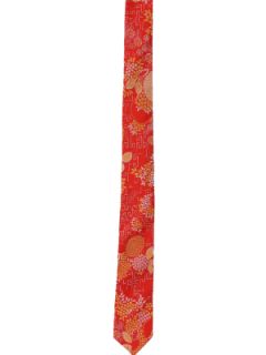 1980's Mens Skinny Rockabilly Necktie