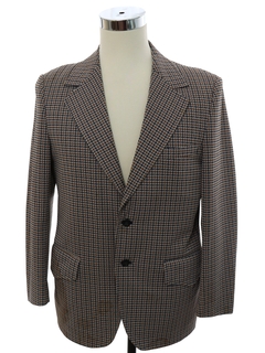 1970's Mens Disco Blazer Style Sport Coat Jacket