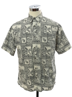 1980's Mens Big Dog Hawaiian Style Shirt