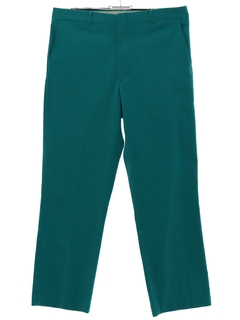 1980's Mens Totally 80s Preppy Flat Front Slacks Pants