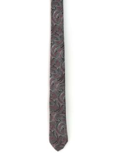 1980's Mens Totally 80s Sergio Valente Skinny Necktie