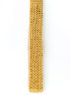 1980's Mens Polo Ralph Lauren Knit Flat Bottom Necktie