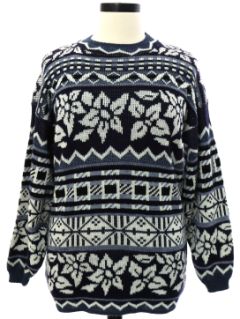 1980's Womens Snowflake Sweater