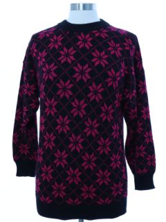 1980's Womens Snowflake Sweater
