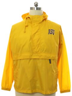 1990's Mens Holloway Arizona State University College Windbreaker Snap Front Jacket