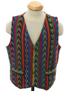 1980's Unisex Guatemalan Style Vest