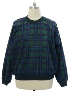 1980's Mens Windbreaker Style Sweatshirt