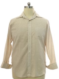 1960's Mens Mod French Cuff Shirt