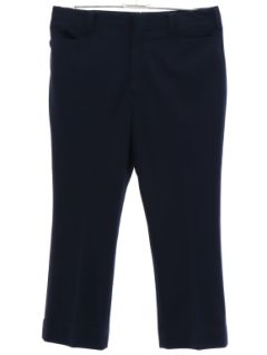 1970's Mens Dark Blue Leisure Pants