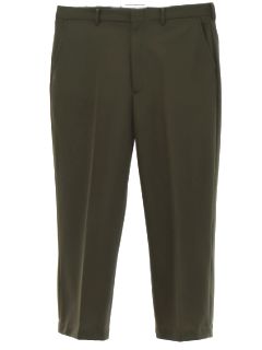 1970's Mens Flat Front Slacks Pants