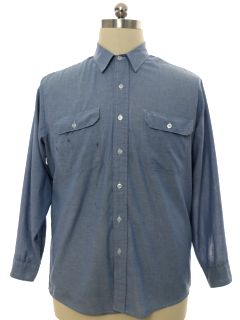 Mens Vintage Chambray Shirts at RustyZipper.Com Vintage Clothing