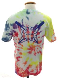 1990's Unisex Grunge Lifeguard Tie Dye T-shirt