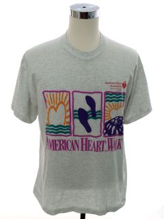 1990's Unisex American Heart Walk Single Stitch T-shirt
