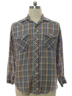 1990's Mens Wrangler  Western Shirt