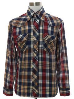 1990's Mens Western Shirt