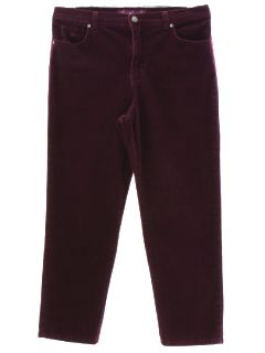 1990's Womens Plum Purple Corduroy Pants