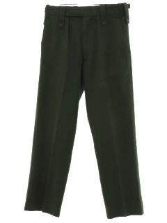 1980's Mens Wool Twill British Army Uniform Pants