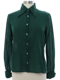 1960's Womens Jean Rene Mod Shirt