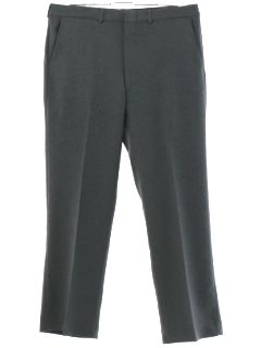 1980's Mens Flat Front Slacks Pants