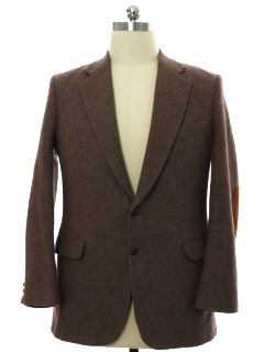 1980's Mens Wool Blazer Sport Coat Jacket