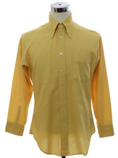 1960's Mens Preppy Mod Shirt