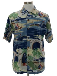 1980's Mens Hawaiian Shirt