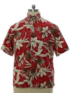 1990's Mens Island Style Shirt