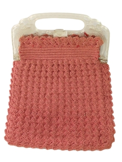 1940's Womens Accessories - Crocheted Purse
