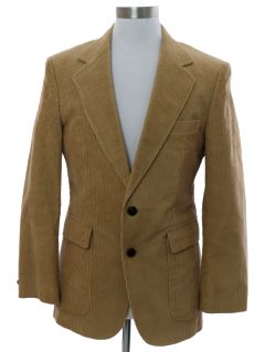 1980's Mens Corduory Blazer Sport Coat Jacket