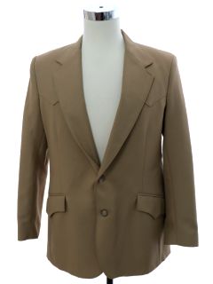 1970's Mens Lee Disco Western Blazer Sport Coat Jacket